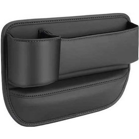 Resim Besthome1 Siyah Pu Deri Koltuk Arası Organizatör: Koltuk Arası Eşya Saklama Kutusu 