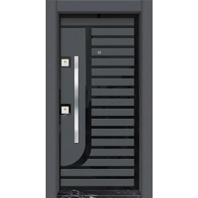 Resim Mono Çelik Kapı MN-1009 Antrasit Daire Giriş Kapısı, Çelik Kapı 