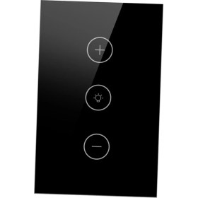 Resim Flameer Wifi Rf Dimmer Anahtarı Akıllı Ev Sistemi 0% - 100% Kısılabilir Çok Kontrol Siyah (Yurt Dışından) 