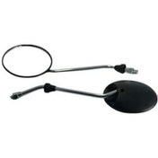 Resim Moto Eczane Ayna Takımı Yuvarlak Siyah 10mm Cg 125 