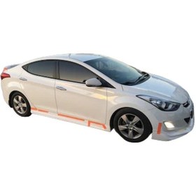 Resim Hyundai Elantra 2011-2015 Marşpiyel Plastik Boyasız 