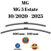 Resim Mg Mg 5 Estate 2020 2021 2022 2023 2024 2025 Uyumlu Ön Cam Silecek Süpürgesi Takımı 600/400mm Silbak Sb2416c 
