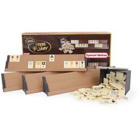 Resim Dayan Gold Pvs Plastik Lüx Okey Takımı 