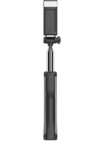 Resim Haoen Çok İşlevli 110cm Selfie Çubuğu Tripod, Işıklı, Ayarlanabilir Hepsi Bir Arada Telefon Tutucu, Telefon İçin Bluetooth Uzaktan Kumandalı 