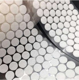 Resim Genel Markalar 3000 Adet 1,5 Cm Beyaz Yuvarlak Kesim Cırt Bant, Arkası Yapışkanlı Para Para (DİŞİ-ERKEK TAKIM) 