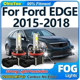 Resim 90w Led Araba Sis Lambaları 12000lm Tak Ve Çalıştır Otomatik Sis Farları Plug And Play 