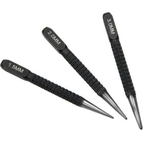 Resim 3pcs Rulman Çelik Kaymaz Otomatik Merkez Punch Seti Dıy Işaretleme Aracı Metal 367D (Yurt Dışından) 
