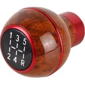 Resim Wondernest Araba Vites Hentbol Vites Kolu 6 Duraklı Ahşap Doku Vites Topu Std 