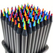Resim 12 adet/24 adet gökkuşağı renkli kalemler, 3.3mm çekirdekli yetişkin renkli kalemler sanat çizimi, boyama, eskiz için, Noel, Cadılar Bayramı, Şükran Günü hediyeleri Profesyonel sanat kullanımı 