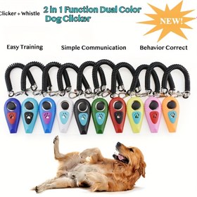 Resim 2'si 1 Arada Köpek Eğitim Düdüğü & Yüksek Sesli Ürünü - Uzun Bilek Kayışlı, Dayanıklı Plastik İtaat Eğitimi Aleti, Siyah, Kompakt Tasarım, Kullanıcı Dostu 