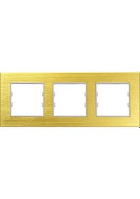 Resim Alg503-21 Asfir Alüminyum Gold Üçlü Çerçeve Mekanizma Hariç 