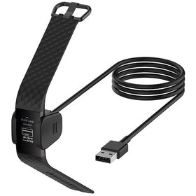 Resim Fitbit Charge 4 Usb Şarj Aleti Şarj Kablosu Cihaz Kiti 