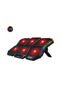 Resim Hpy Pazar Coolcold Rgb Gaming Laptop Soğutucu Altı Fanlı, 12 17" 