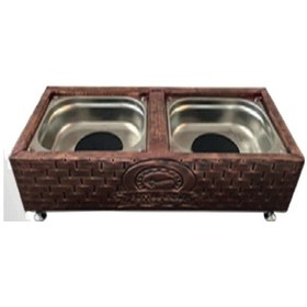 Resim Csa İnox Karacasankumda Kahve Makinesi Bakır Elektrikli 3+3 Cezve Krcs.kkme 2 