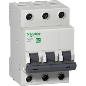 Resim Schneider Electric EZ9F43363 Easy9 3P 63A 3KA C Eğrisi Otomatik Sigorta 