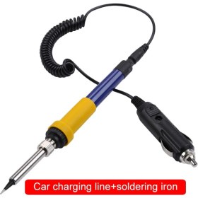 Resim Pandoraplanet DC12V/60W Araba Aküsü Alçak Gerilim Elektrik Havya Saç Tokası Taşınabilir Kaynak Tamir Tamir Araçları (Yurt Dışından) 