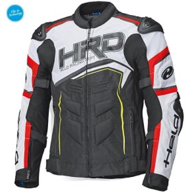 Resim Held Safer Srx Sport Korumalı Motosiklet Montu Siyah Beyaz Kırmızı 