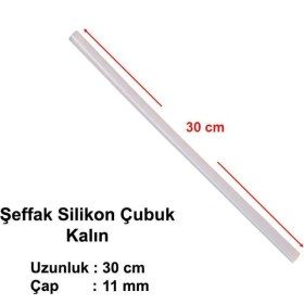 Resim Sıcak Silikon Mum Kalın Boy 35'li li 