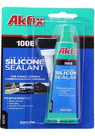 Resim Akfix SA111 100E Genel Amaçlı Silikon 50 ML Şeffaf 