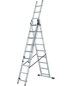 Resim Hailo Profistep Combi 3x6 Basamaklı Alüminyum Merdiven 