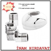 Resim Batarya Dirseği - Rozet Takım - 2 Adet Dirsek-2 Adet Batarya Ayna Krom 