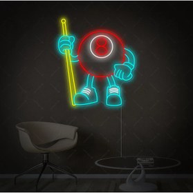 Resim HONEY CONCEPT 8 Numara Bilardo Topu Neon Led 