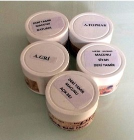 Resim Derby Mont Direksiyon Koltuk Deri Boyası ve Tamir Macunu 3'lü Set 