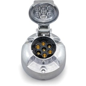 Resim Römork Soketi - Metal - 7 Pin 