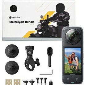 Resim Insta360 X4 Kamera Motosiklet Kit 