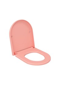 Resim Bocchi Pure S Kısa Klozet Kapağı Mat Somon A0302-032 Beyaz 