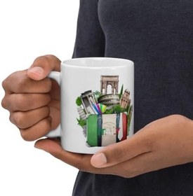Resim İtalya Kupa Bardak 2 Adet Seyahat Hatıra Italy Mug 
