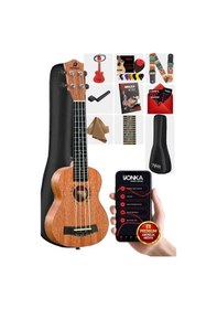 Resim Rennes Rd-26 Tenor Ukulele Çanta Capo Askı Metod Pena 
