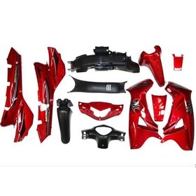 Resim Cup 100 Sfc Kaporta Seti Komple Kırmızı 12 Parça 