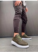 Resim Shoecide Yüksek Taban Günlük Ayakkabı 040 Haki Haki 