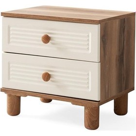 Resim Finike Mdf Komodin Krem 