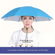 Resim Willowhaven Mavi 8 Kollu Katlanır Şemsiye Hafif Dayanıklı Polyester Outdoor Ve Günlük Kullanım 