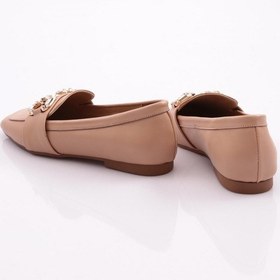 Resim Dgn 5004-23y Kadin Kristal Tokali Loafer 5004-1423-R12632 Ten Rengi 