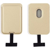 Resim Lopard Crd-09 Dahili Şarj Soket Aparatlı Magnetik Pu Deri Kartlık 
