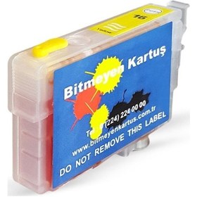 Resim Epson 16xl T1631-1634 Uyumlu Sarı Kolay Dolan Kartuş Dolu - Wf-2010w/ Wf-2510wf/ Wf-2520nf/ Wf-2530/ Wf-2540dwf 