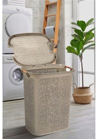 Resim Practical Kirli Çamaşır Sepeti-kahverengi Kahve 