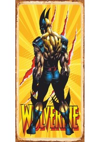 Resim wolverine süper kahramanlar mini retro ahşap poster 