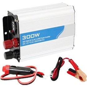 Resim Inverter Dönüştürücü Usb'Li 12-220V 300 Watt/ Icca89 