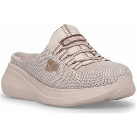Resim King Paolo D5109 Krakers Sabo Kadın Memory Foam Düz Sandalet Bej Bej 