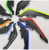 Resim Topshop1 Kırmızı Ufuk Motor Spoiler Dekal - Sol Floresan Sarı Abs 