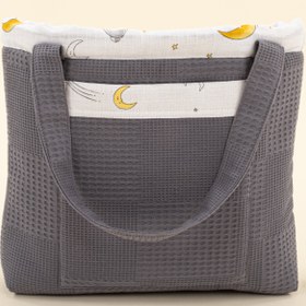 Resim Bebek Bakım Çantası - Antrasit Waffle - Gri Tavşan 