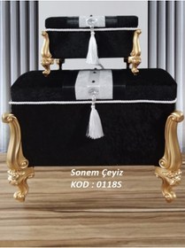 Resim Sandık Dünyası Söz Nişan Bohça Gelin Damat Çeyiz Sandığı 2li 0118s 