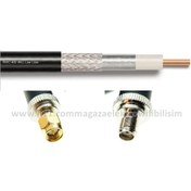 Resim SMA erkek - SMA dişi 10 METRE LMR400/RWC400 Koaksiyel Kablo 50Ω 