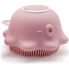 Resim Silikon Ovma Havlusu, Kalınlaştırılmış Yumuşak Saçlar, Ölçeği Kaldırabilir Banyo Havlusu Silebilir 8091 Pembe 