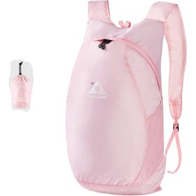 Resim Dış Mekan Ultra Hafif Katlanır Sırt Çantası-sakura Tozu 18l 