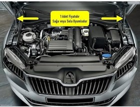 Resim Motor Kaputu Amortisörü Pistonu 3V0823359A Skoda Superb 3 ile uyumlu 2020-2023 